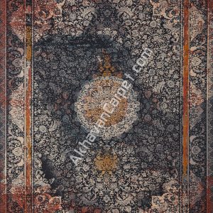 persian red vintage carpet model ad 1119