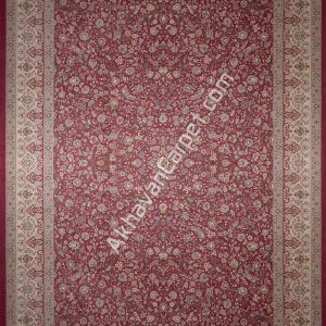 persian red classic carpet model ke0115009