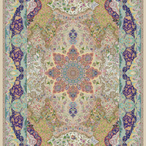 akhavan persian silk carpets ak16001