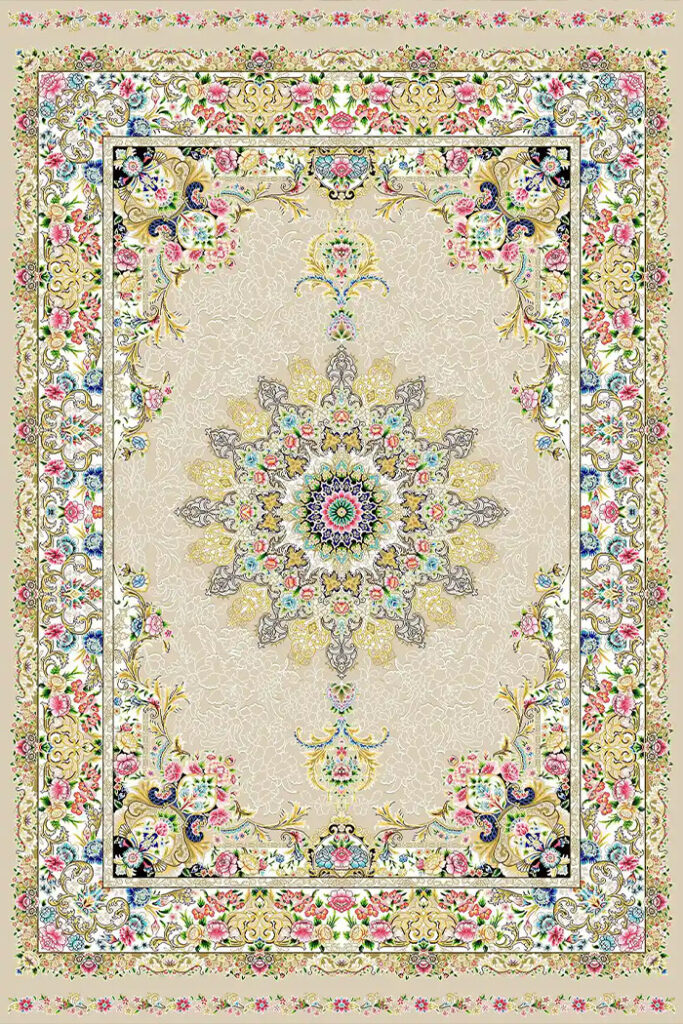 akhavan persian silk carpets ak16002