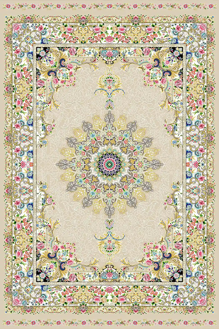 akhavan persian silk carpets ak16002