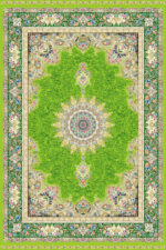 akhavan persian silk carpets ak16002